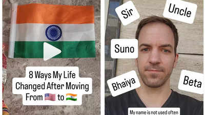 Watch: US man reveals 8 ways his life changed after moving to India in a viral video