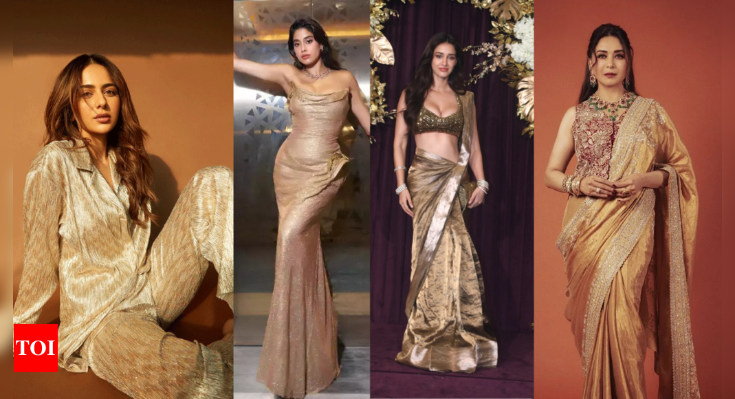 Dazzle in Gold: Top Fashion Trends for Dhanteras 2024 | – Times of India