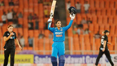 Smriti Mandhana hits century as India seal series with six-wicket ...
