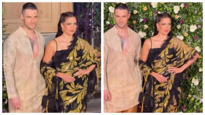 Natasa Stankovic makes a stylish Diwali appearance with Aleksandar Alex amid divorce with Hardik Pandya - WATCH video