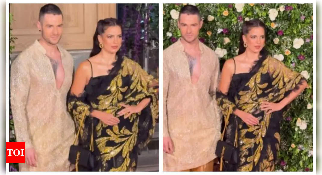 Natasa Stankovic makes a stylish Diwali appearance with Aleksandar Alex amid divorce with Hardik Pandya – WATCH video |