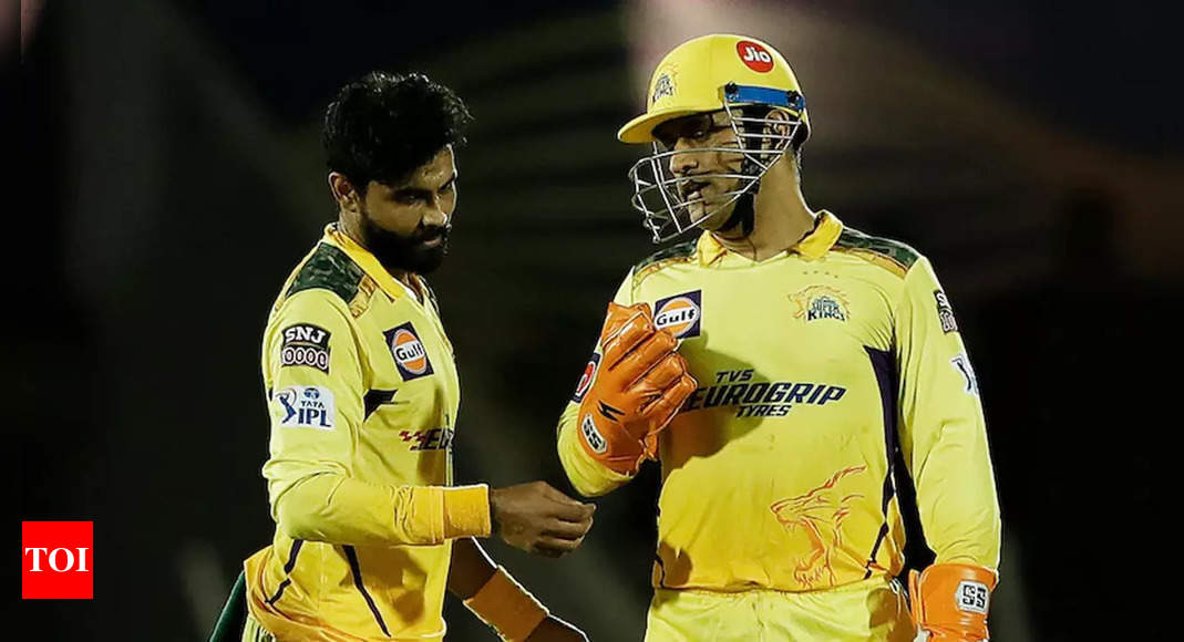 MS Dhoni’s helicopter, Ravindra Jadeja’s sword! Have Chennai Super Kings announced their retained players before the deadline? | Cricket News – Times of India