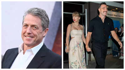 Hugh Grant spills on Tequila shots and bonding with Travis Kelce at Taylor Swift’s Wembley Show