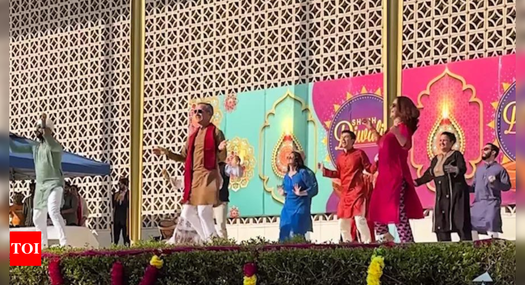 Dance and diplomacy: US envoy Eric Garcetti celebrates Diwali with Bollywood flair | India News