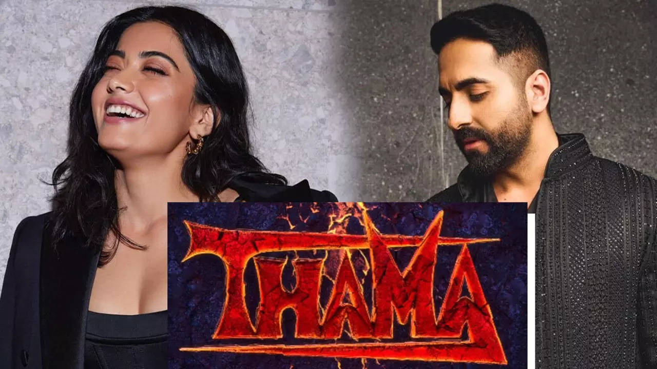 Ayushmann Khurrana, Rashmika Mandanna joins horror-comedy universe with ' Thama' | Hindi Movie News - Times of India