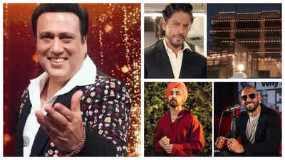 Andrew Tate's racist slur aimed at Diljit Dosanjh draws backlash, SRK's house lit up for Diwali and his 59th birthday, Health update on Govinda: Top 5 news