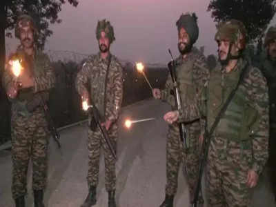 Indian Army jawans celebrate Diwali at the line of control, send heartfelt wishes to the nation