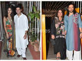 Celebs grace Javed-Shabana's intimate Diwali party