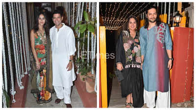 Farhan Akhtar, Richa Chadha, Honey Irani, Divya Dutta and others grace Javed Akhtar and Shabana Azmi's intimate Diwali party - See photos