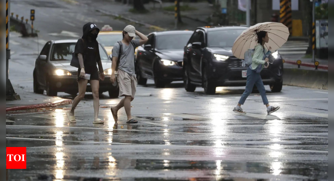 Taiwan on high alert: Typhoon Kong-rey prompts shutdowns and evacuations across island – Times of India