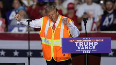 Jacket of all trades: Donald Trump says safety not the reason behind wearing vest on stage