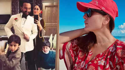 Kareena Kapoor Khan dá um vislumbre das suas férias no meio do mar azul enquanto envia desejos de Diwali para os fãs; também deseja 'Singham-wali' Diwali