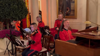 Watch: White House band plays 'Om Jai Jagdish Hare' during Biden's Diwali celebration