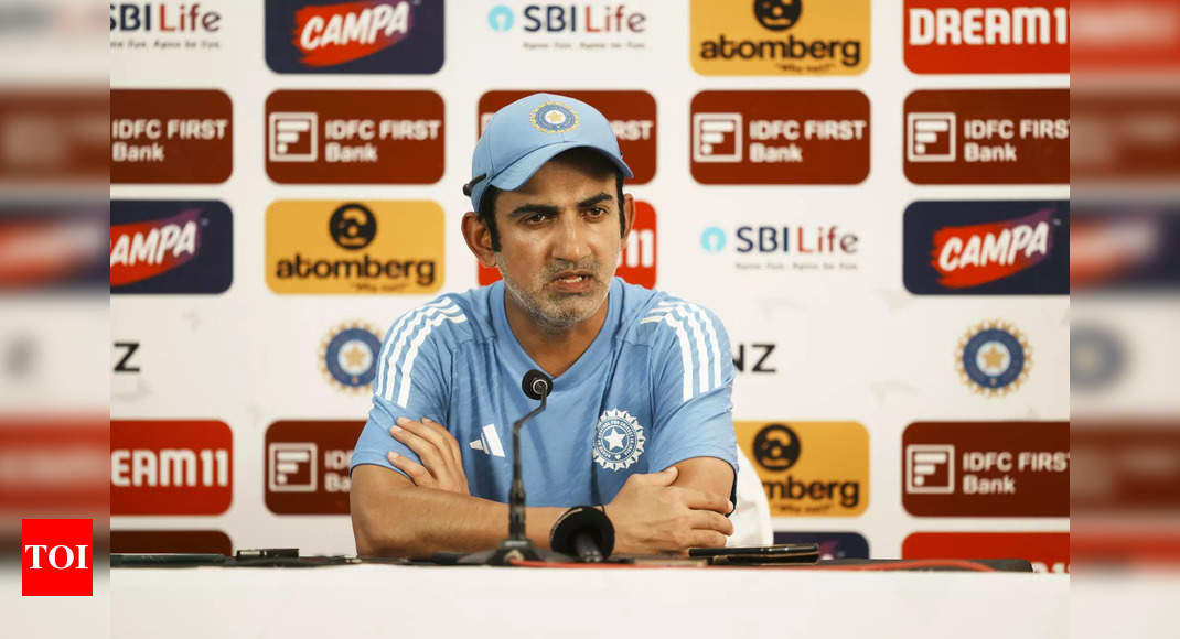 ‘Never expected a very easy run as a coach’: Gautam Gambhir | Cricket News – Times of India