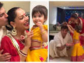 Bipasha-Karan celebrating Diwali with Devi: VIDEO