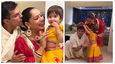 O vídeo de Bipasha Basu e Karan Singh Grover a celebrar o Diwali com a sua filhota Devi é a melhor coisa que vai ver hoje na Internet - VER