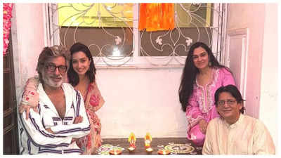 Shraddha Kapoor lights up Diwali with family moments, see pics