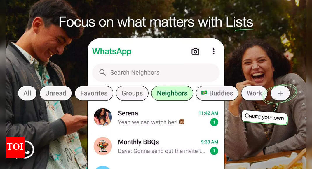 WhatsApp rolls out custom chat lists feature What it is and how to use