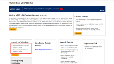 NEET PG Counselling 2024 schedule released: Check important dates here