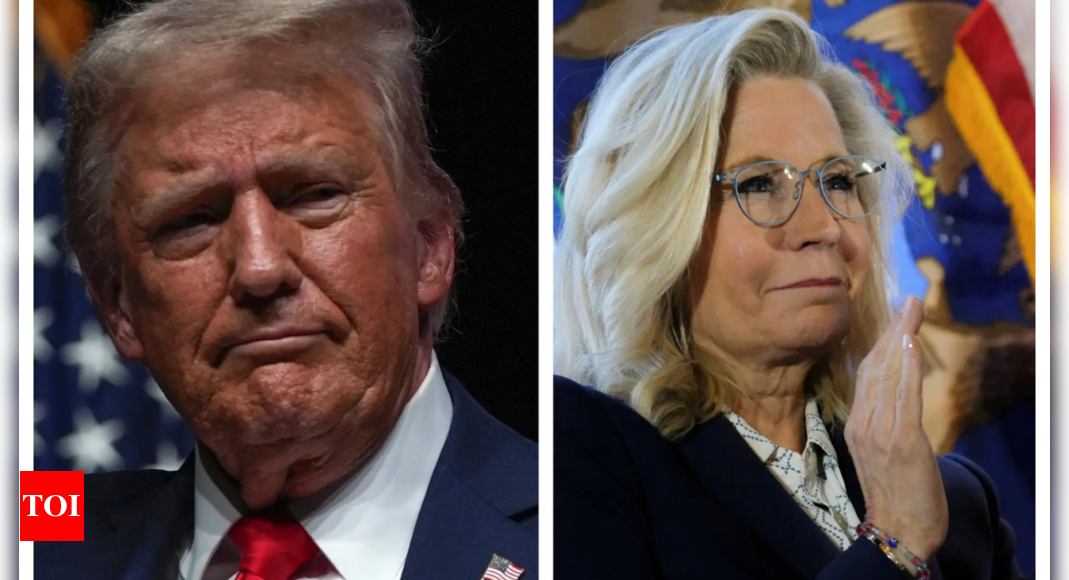 Trump says Liz Cheney should have guns trained on her face: ‘Let’s see how…’ – Times of India