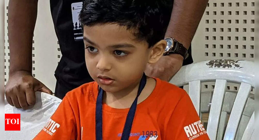 Kolkata's Anish Sarkar becomes youngest rated chess prodigy at 3 years |