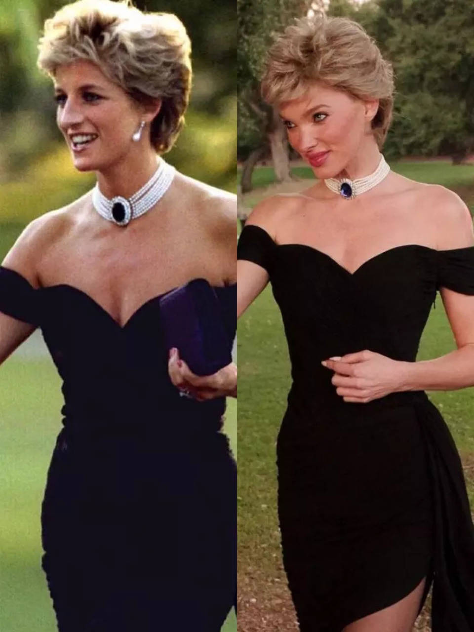 Princess diana black revenge dress hotsell