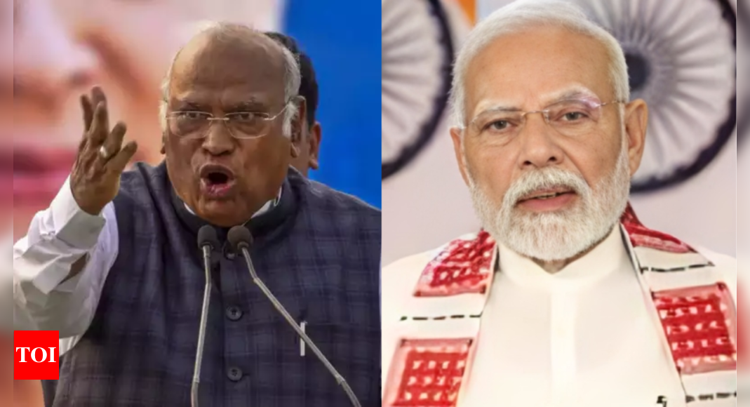 “Lies, deceptions and falsifications”: Kharge fires salvo at PM Modi and Center for broken promises | News from India