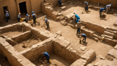 Arqueólogos descobrem 11 sepulturas seladas no antigo túmulo egípcio de Luxor