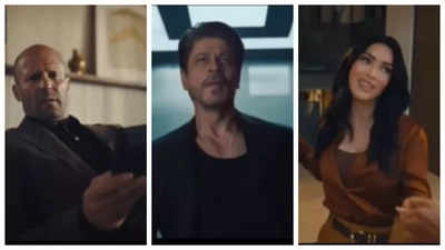 Shah Rukh Khan features in an international brand ad with Jason Statham, Megan Fox and others; fans say, 'King for a reason' - WATCH