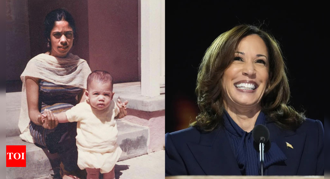 Kamala Harris draws strength from mother's journey from India