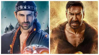 Kartik Aaryan's 'Bhool Bhulaiyaa 3' overtakes Ajay Devgn's 'Singham Again'in morning shows on Day 3; narrowly leads Sunday box office