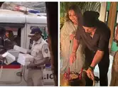 SRK's treats for Police amidst heightened security - WATCH