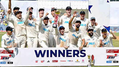 3rd Test: New Zealand makes history as India whitewashes 0-3 Test series for first time ever