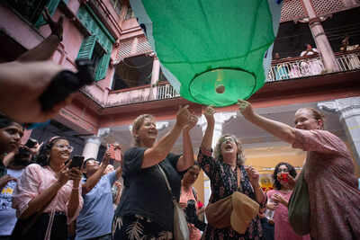 Kolkata’s sky lantern festival celebrates 100 years