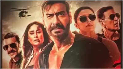 'Singham Again' bilheteria mundial Dia 2: O filme de Ajay Devgn cruza ₹125 crore