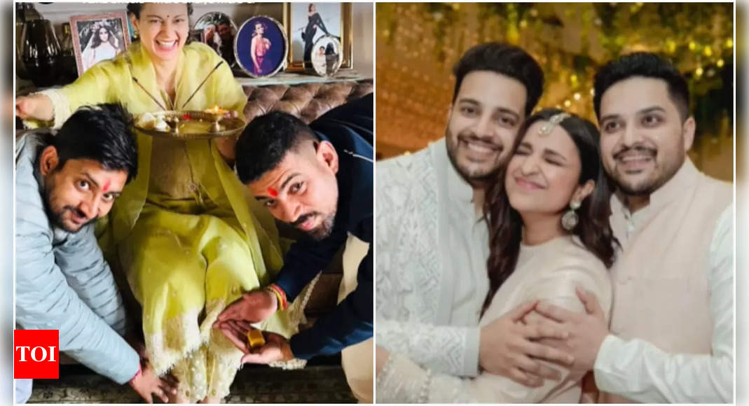 Bollywood Stars Celebrate Bhai Dooj With Siblings