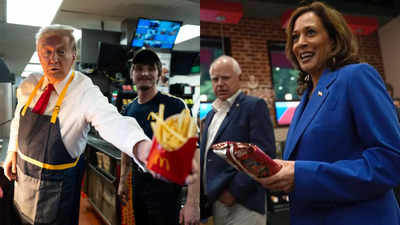 2024 US presidential election with fries: Trump to Harris, who eats what!