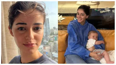 Ananya Panday is enjoying being a maasi to cousin Alanna Panday's son River; calls him her 'little koala' - See photo