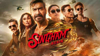 'Singham Again' box office collection day 3: The Ajay Devgn starrer sees a drop of Sunday, clocks in a 3-day total of Rs 121 crore