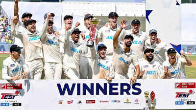 'A bunch of Kiwis taking on the world': New Zealand team cheered after historic win in India