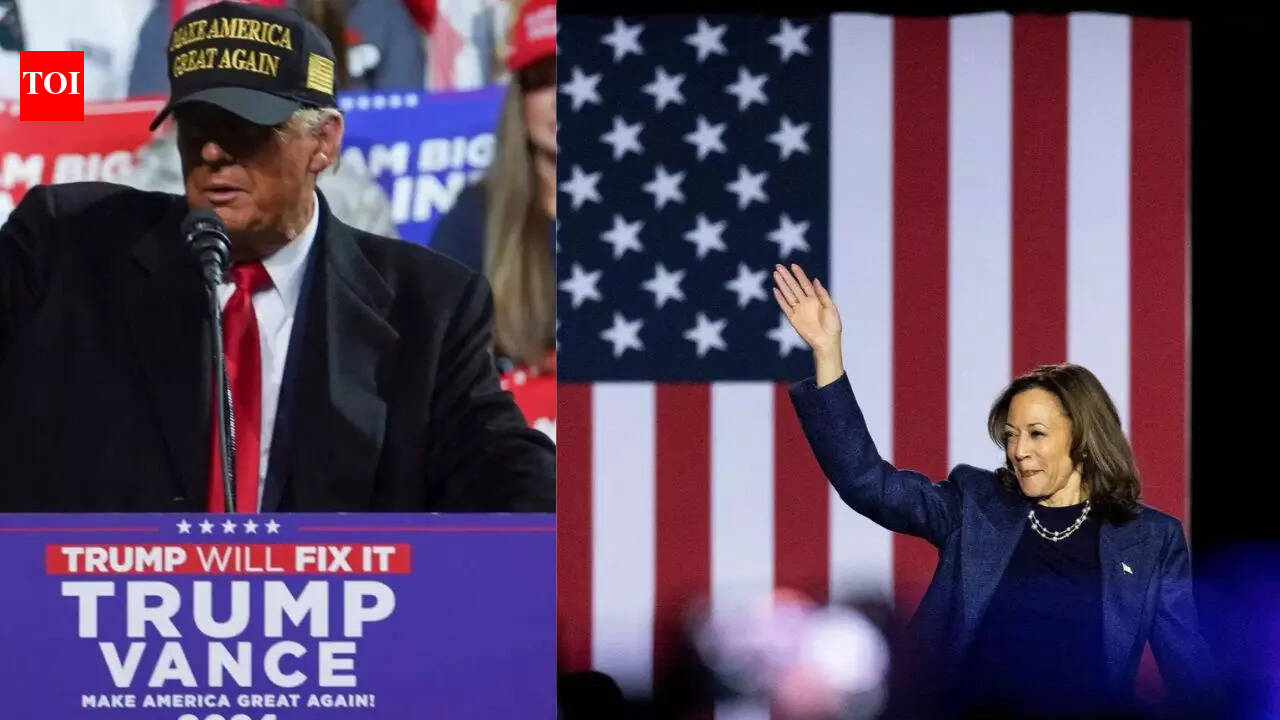 With hours remaining in election campaign, Trump & Harris rally in key ...