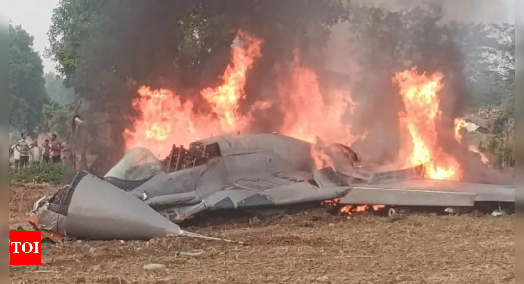 MiG-29 Jet Crashes in Agra, Pilot Ejects Safely