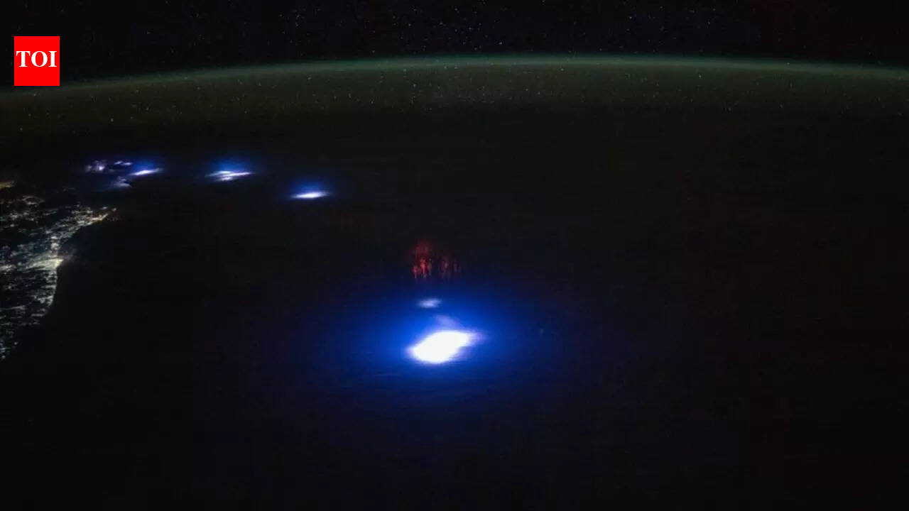 What is Sprite, a rare red lighting captured by NASA - The Times of India