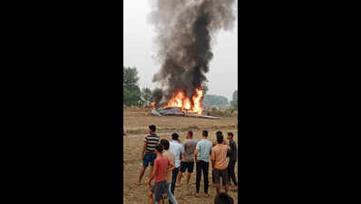 MiG-29 jet crashes near Agra, pilot ejects safely