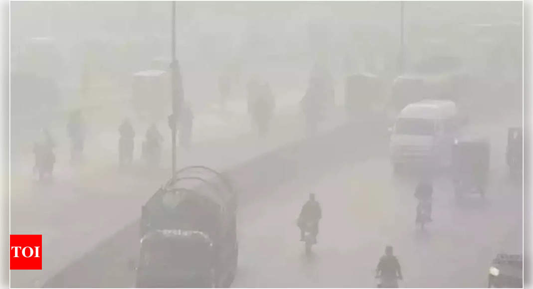 Lahore chokes with air pollution for second day in a row, Pakistan’s Punjab government blames winds from India | India News