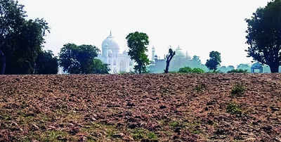 Farmer claims park with Taj view, raises fences