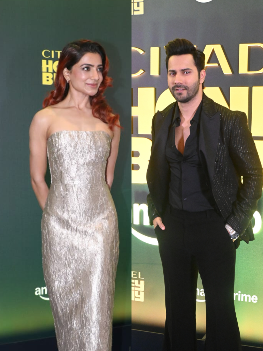 Citadel Honey Bunny's Premiere Ft Samantha Ruth Prabhu To Varun Dhawan ...