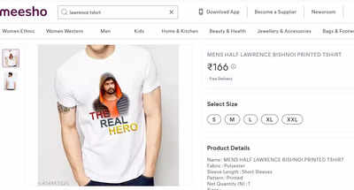 Meesho under fire for selling Lawrence Bishnoi 'Hero' T-shirt