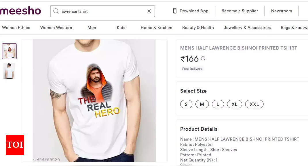 Lawrence Bishnoi 'Hero' T-shirt on Meesho: What the company has to say