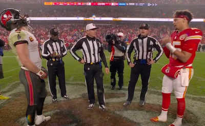 Baker Mayfield's epic reaction to Patrick Mahomes' OT coin toss loss goes viral as the Chiefs continue their winning streak